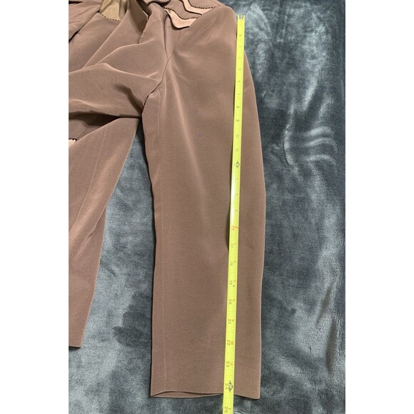 Vtg Louise Ricci Womens Suit Chocolate Brown Size 18 Beaded Embellished Lined - Picture 11 of 16